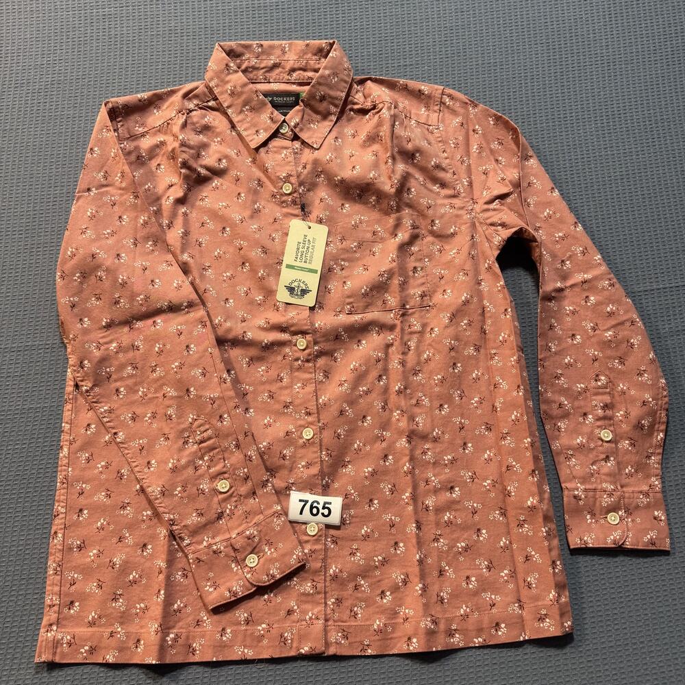 Dockers Long-Sleeve Button-Up Shirt Women's Sz‎ XS Brand New